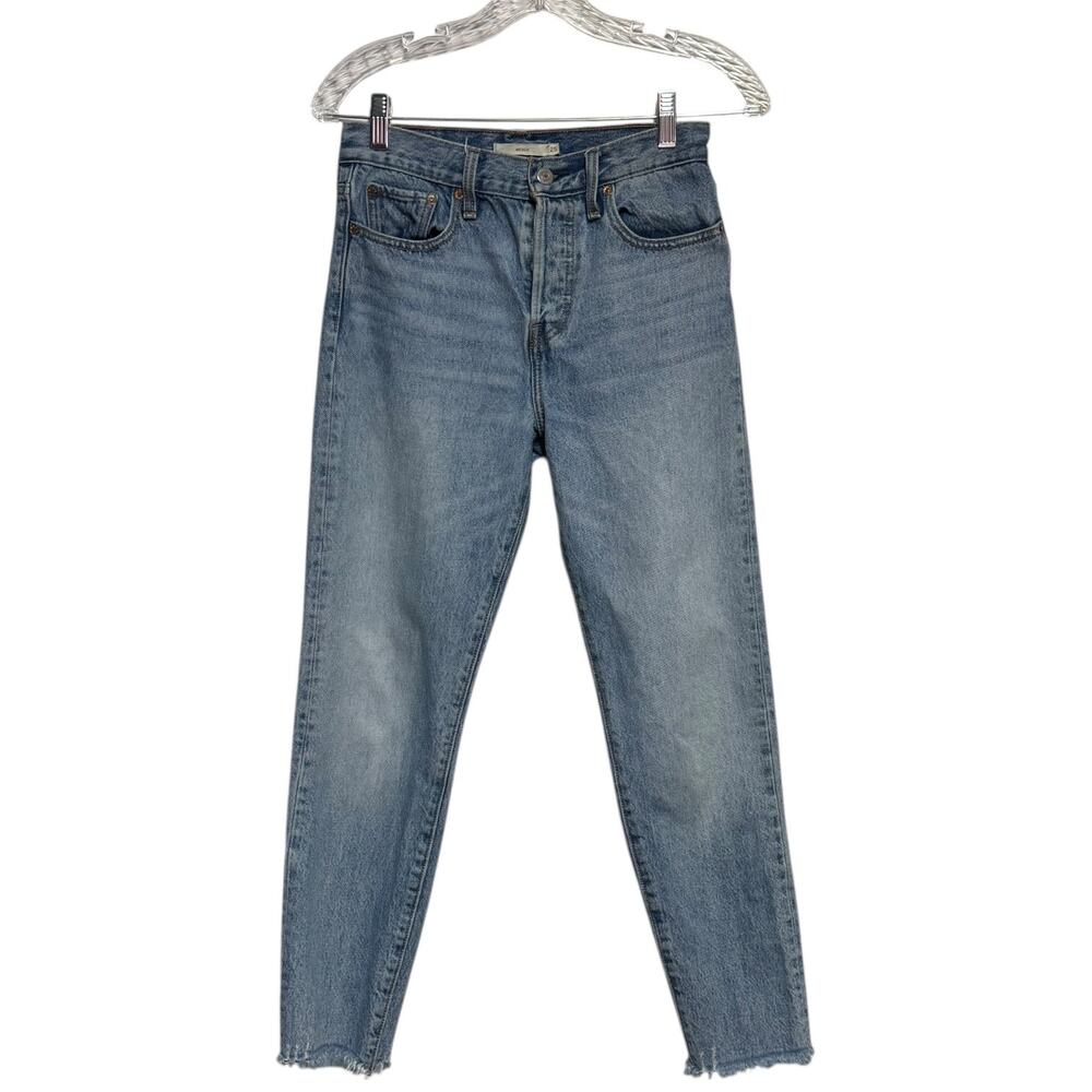 Levi's Wedgie Button Fly Jeans Medium Wash Denim Blue 25